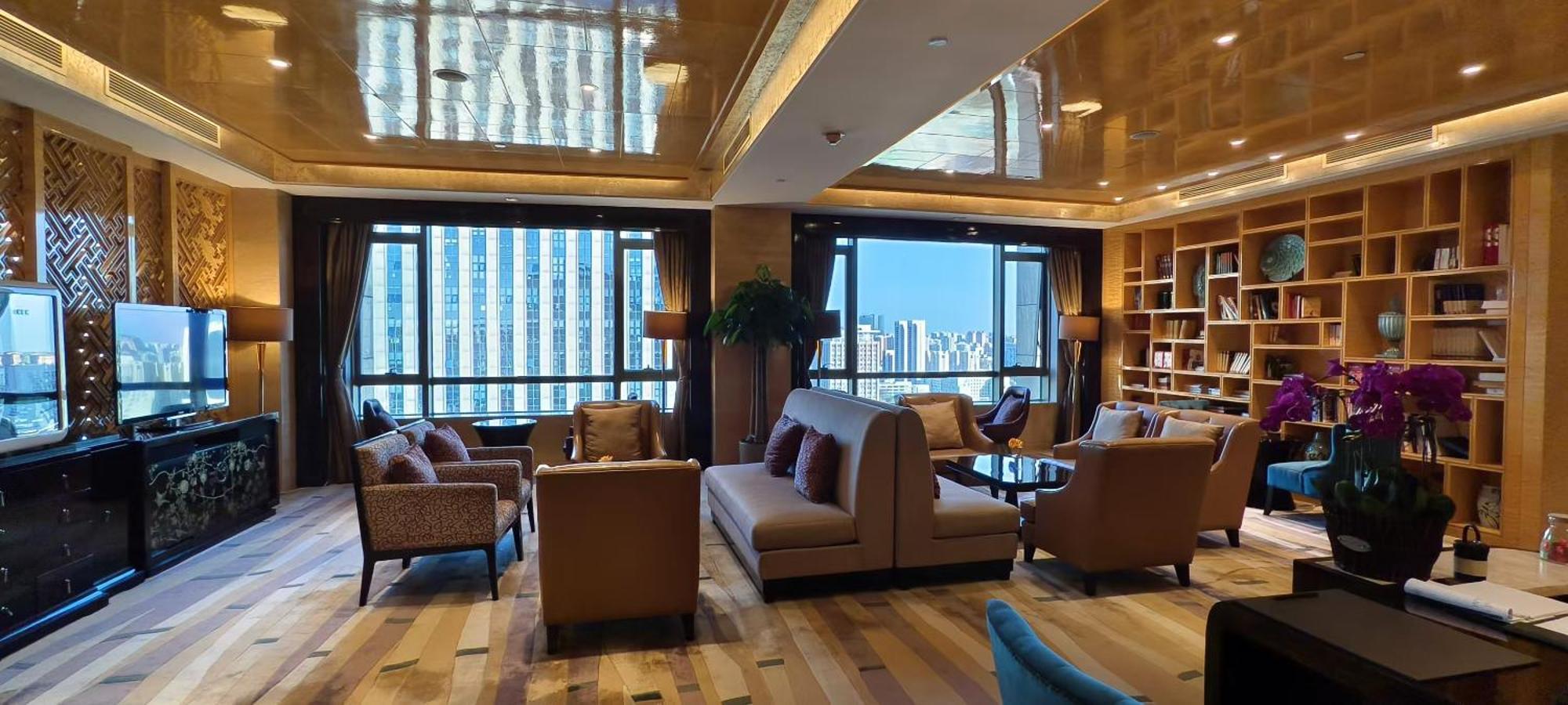 Intercontinental Shijiazhuang By Ihg Hotell Exteriör bild